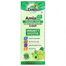 Deals, Discounts & Offers on  - Zandu Amla + 5 Herbs Health Juice | Ayurvedic Immunity Booster | Powerful Antioxidant | Good