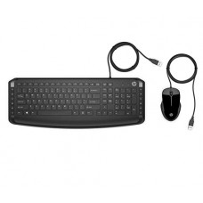 Deals, Discounts & Offers on  - HP Pavilion Keyboard and Mouse 200/ 1600dpi/3 LED Green Light Indicators / USB Connection (9DF28AA), Black
