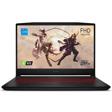Deals, Discounts & Offers on Laptops - MSI Gaming Katana GF66, Intel 11th Gen. i5-11400H, 40CM FHD 144Hz Gaming Laptop (16GB/512GB NVMe SSD/Windows 10 Home/Nvidia RTX 3050Ti 4GB GDDR6/ Black/2.25Kg), 11UD-876IN