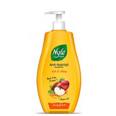 Deals, Discounts & Offers on Beauty Care - Nyle Naturals Soft and Shiny Anti Hairfall Shampoo, With Goodnes Of Apple Cider Vinegar And Argan Oil,Gentle and soft shampoo , PH balanced and Paraben free, For Men and Women, 400ml