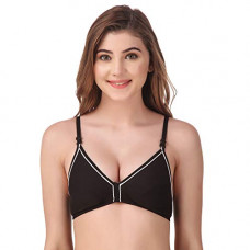 Deals, Discounts & Offers on Women - EMPISTO Women's Cotton Non Padded Wired Bra (Pack of 3)