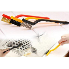 Deals, Discounts & Offers on Home Improvement - Decorcrafts Mini Wire Brush Set Nylon, Brass and Stainless Steel Wire Brush -3 Pieces Set