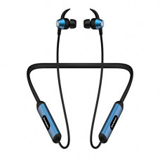 Deals, Discounts & Offers on Headphones - Nu Republic Cosmo X8 Wireless Bluetooth in Ear Neckband Headphone with Mic (Blue/Black)