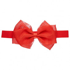 Deals, Discounts & Offers on Women - Amazon Brand - Solimo Kid's Hair Band with Dark Red Bow