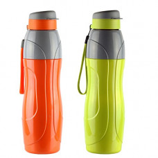 Deals, Discounts & Offers on  - Cello Puro Plastic Sports Water Bottle, 900 ml, Set of 2(Assorted)