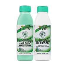 Deals, Discounts & Offers on Beauty Care - Garnier Fructis Hair Food Nourishing Aloe Vera Shampoo + Conditioner (Combo Pack of 2)
