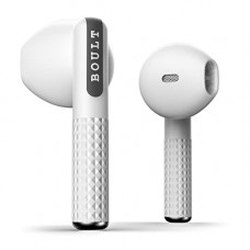 Deals, Discounts & Offers on Headphones - Newly Launched Boult Audio AirBass Powerpods TWS Featherweight Earbuds, 20H Playtime with Zen Technology ENC, Fast Charging Type-C, IPX5 Water Resistant, Touch Controls and Voice Assistant (White)