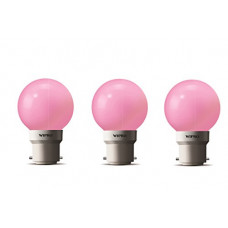 Deals, Discounts & Offers on  - Wipro Safelite N10004 B22 0.5-Watt Led Night Lamp (Pack of 3, Pink)