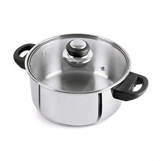 Deals, Discounts & Offers on Cookware - Cello Steelox Stainless Steel Casserole/Handi with Glass Lid, 3L (Silver)