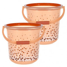 Deals, Discounts & Offers on  - Kuber Industries Tinted Print Plastic Bucket