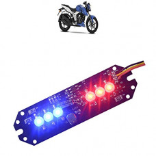Deals, Discounts & Offers on  - AdroitZ Led Red Blue Flasher Light/Police Light/Warning Apache RTR 160 4V
