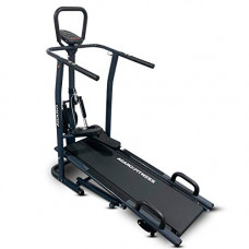Deals, Discounts & Offers on  - Agaro Rover Manual Treadmill Comes with Jogger Folding with 120 kgs max User Weight (Black)