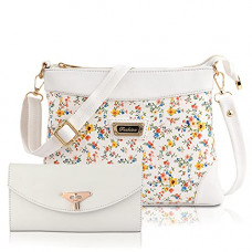Deals, Discounts & Offers on  - FIESTO FASHION PU Leather Latest Trendy Fashion Ladies Handbag With Clutch Combo 2pcs Purse Set