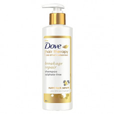 Deals, Discounts & Offers on Beauty Care - Dove Hair Therapy Breakage Repair Sulphate-Free Shampoo, No Parabens & Dyes, With Nutri-Lock Serum, 380 ml