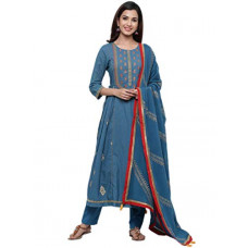 Deals, Discounts & Offers on Women - Rain & Rainbow Women's Cotton Salwar Suit Set