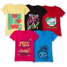Deals, Discounts & Offers on  - [Size 2Y] T2F Girl's Regular Fit T-Shirt