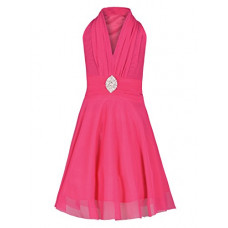 Deals, Discounts & Offers on  - [Size 12] Aarika Girl's net a-line Knee-Long Dress