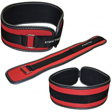 Deals, Discounts & Offers on  - Amazon Brand - Symactive Regular Weightlifting Gym Belt, Red, Medium
