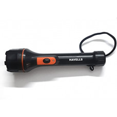 Deals, Discounts & Offers on  - Havells Beam 30 LHEXAUPGBNNK003 3W Li-ion Rechargeable LED Torch (Pack of 1, Black)