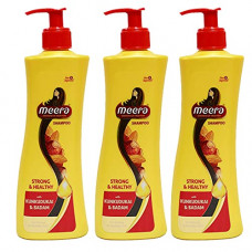 Deals, Discounts & Offers on Beauty Care - Meera Strong and Healthy Shampoo 340ml Men & Women - Pack of 3