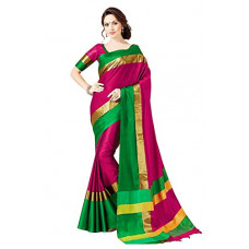 Deals, Discounts & Offers on Women - PerfectBlue Cotton Saree with Blouse Piece