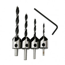 Deals, Discounts & Offers on  - Electomania 4x HSS Flute Countersink Drill Bit Screw Woodworking Chamfer Home War