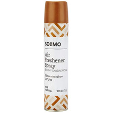 Deals, Discounts & Offers on  - Amazon Brand - Solimo Air Freshener Spray - Earthy Sandalwood, 300ml
