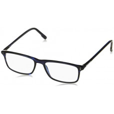 Deals, Discounts & Offers on Sunglasses & Eyewear Accessories - Fastrack Square Male Anti-Glare PC/Mobile Zero Power Eyeglasses ,Blue ,Medium
