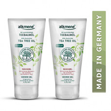 Deals, Discounts & Offers on Beauty Care - Alkmene Natural Tea Tree Shower Gel 200ml- Pack of 2 Nourishes, Protects, Cleanses and Fights Body Odour-Anti Bacterial Body Cleanser