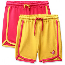 Deals, Discounts & Offers on  - [Size 9 -10YRS] Amazon Brand - Jam & Honey Girl's Cotton Shorts