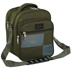 Deals, Discounts & Offers on  - Dahsha Nylon Cross Body Messenger Sling Bag Lunch Bag for Office Reusable & Washable Tiffin Bags for Picnic, Work, Carry Bag