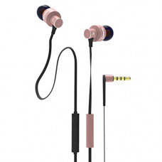 Deals, Discounts & Offers on Headphones - Agaro Rejoice SB115 Intense Bass in-Ear Earphone with Mic & Passive Noise Isolation (Pink)