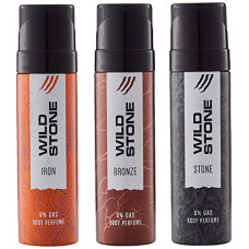 Deals, Discounts & Offers on Beauty Care - Wild Stone Iron, Bronze and Stone Perfume Body Spray Combo