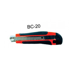 Deals, Discounts & Offers on Stationery - Bambalio BC-20 Heavy Rubber Grip 18 mm Cutter Blade - Pack Of 2