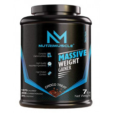 Deals, Discounts & Offers on  - NUTRIMUSCLE MASSIVE WEIGHT GAINER - 7 LBS - 3.174 KGS - CHOCO TREAT FLAVOUR - FOR MUSCLE AND MASS GAIN - MADE IN INDIA