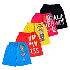 Deals, Discounts & Offers on  - [Size 8Y] T2F Girl's Regular Cotton Shorts