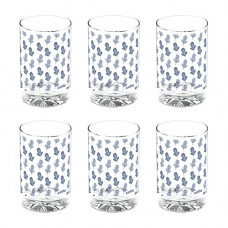 Deals, Discounts & Offers on  - Cello D'Ziner Empire Glass Tumbler, Set of 6, 220ml, Clear, Large