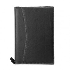 Deals, Discounts & Offers on  - Cubic KFML Leatherite 20 Leaves Zip Folder (Black)