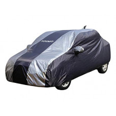 Deals, Discounts & Offers on  - Amazon Brand - Solimo UV Protection & Dustproof Car Cover For Honda Amaze (Dark Blue & Silver)