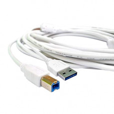 Deals, Discounts & Offers on  - SAMZHE 10-Meter USB Printer Cable (White) (10 MTR, White) (MST-794)