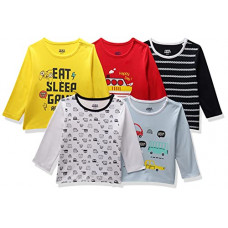 Deals, Discounts & Offers on Baby Care - [Size 9- 12M] Amazon Brand - Jam & Honey Baby-Boy's Regular T-Shirt