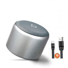 Deals, Discounts & Offers on Electronics - Dipinsure Blast Wireless Speaker with Twin Pairing Portable Bluetooth Stereo Speakers with Super Bass, 8 Hours Playtime (Pack of 1, Silver)