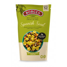 Deals, Discounts & Offers on  - Borges Spanish Soul Snacking Olives with Carrot, Lemon, Bell Peppers and Olive Oil, Green Olives