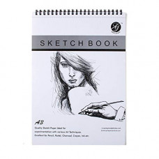 Deals, Discounts & Offers on  - Cubic 1305 White Sketch Book - 100 GSM, A3 Size (25 Sheets) Pack of 4