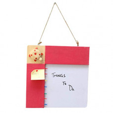 Deals, Discounts & Offers on  - India Meets India Wooden Turtle Hobby Board White Board Pin Board with Marker, Duster Education Material 14x14 Inch