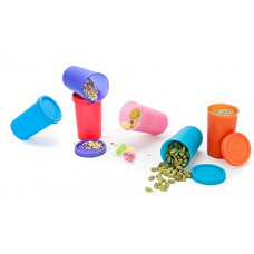 Deals, Discounts & Offers on  - Signoraware Nano Round Big Plastic Container Set, 140ml, Set of 6, Multicolour
