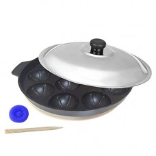 Deals, Discounts & Offers on Cookware - SPRINGWAY - Brand of Happiness | Appapatram Grill 3 Layer Non-Stick 12 Cavity, Black