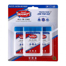 Deals, Discounts & Offers on  - Luxor Nano All-in-One Pocket Disinfectant Spray, Pine Fresh (Pack of 3) (54 ml)