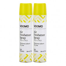 Deals, Discounts & Offers on  - Amazon Brand - Solimo Home Air Freshener Spray, 300 ml - Fresh Citrus (Pack of 2)