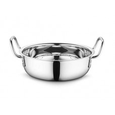 Deals, Discounts & Offers on Cookware - Profusion Stainless Steel Kadhai/Karahi- (Silver, 1 PC- Capacity- 2.5 Litre)